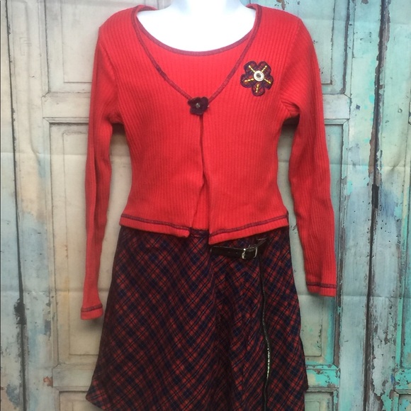 THOMAS Girls One Piece Dress with belt - Picture 2 of 5